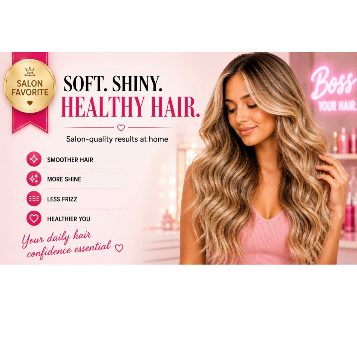 Beauty Kraze Leave-In Hair Conditioner with Plant Based Ingredients.