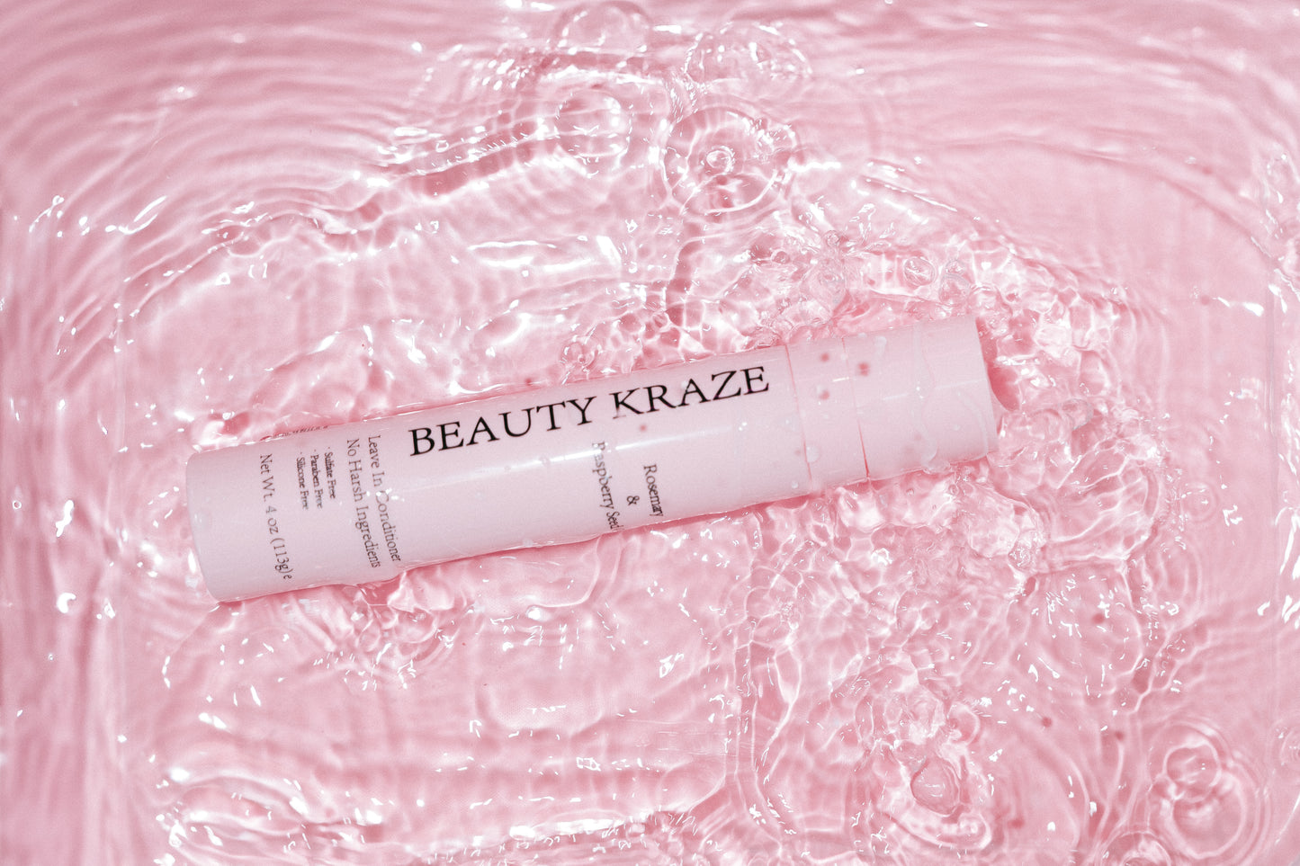 Beauty Kraze Leave-In Hair Conditioner with Plant Based Ingredients.