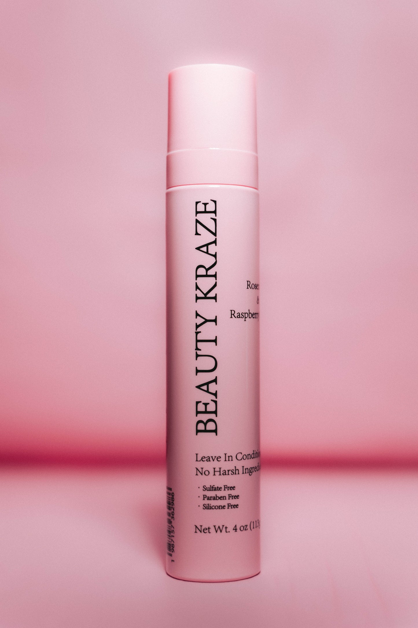 Beauty Kraze Leave-In Hair Conditioner with Plant Based Ingredients.